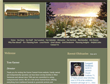 Tablet Screenshot of garnerfuneralhome.net